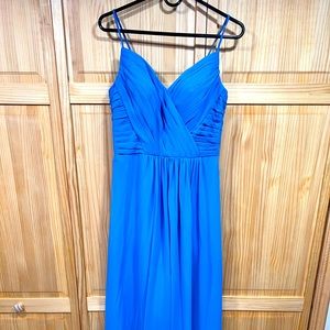 Blue bridesmaid dress